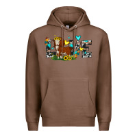 Chestnut love western cow Premium Hoodie - JahusDesignShop