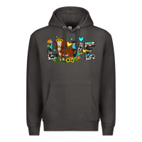 Smoke love western cow Premium Hoodie - JahusDesignShop