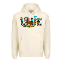 Tofu love western cow Premium Hoodie - JahusDesignShop