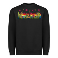 Black mexican sombrero guitar libbey glass Heavyweight Sweatshirt - BundleAndBundleShop