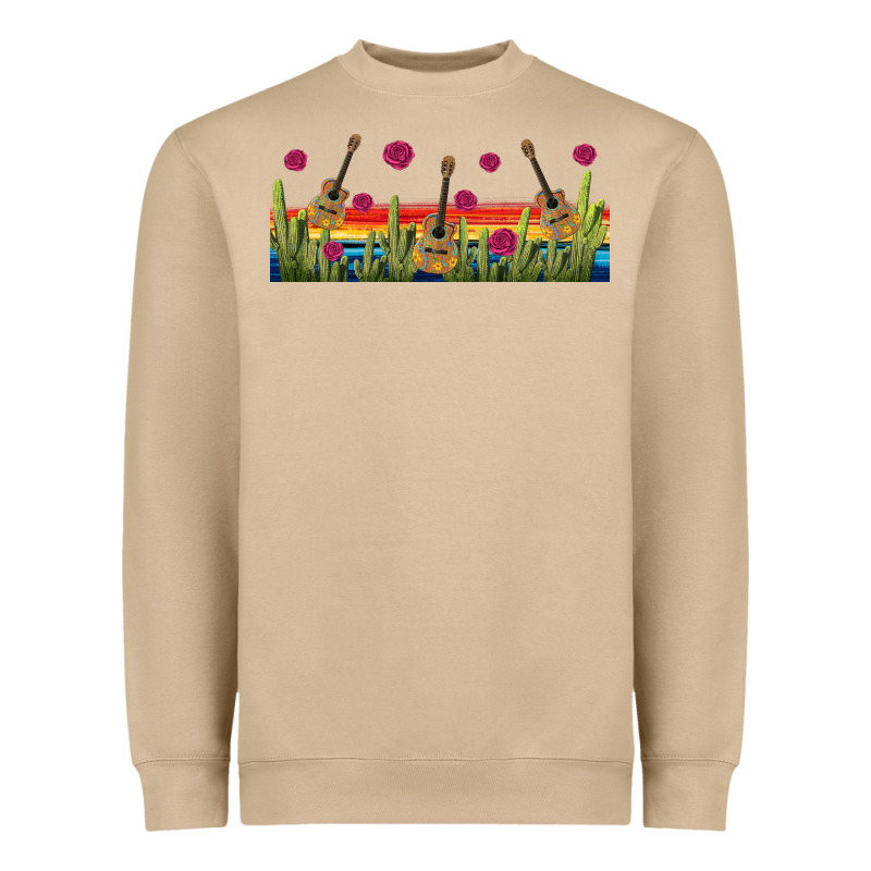 Mexican Sombrero Guitar Libbey Glass Heavyweight Sweatshirt by BundleAndBundleShop | Teevron