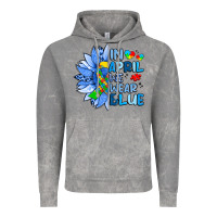 Cloud Rock in april we wear blue sunflower Vintage Hoodie - Artiststas