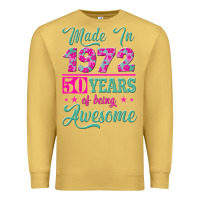 Antique Gold made in 1972, 50 years of being awesome Premium Sweatshirt - Jasminsmagicworld