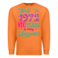 Carrot made in 1972, 50 years of being awesome Premium Sweatshirt - Jasminsmagicworld