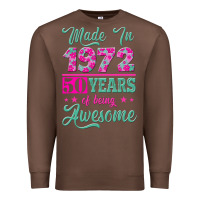 Chestnut made in 1972, 50 years of being awesome Premium Sweatshirt - Jasminsmagicworld