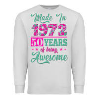 Dove Grey made in 1972, 50 years of being awesome Premium Sweatshirt - Jasminsmagicworld
