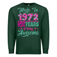 Sports Green made in 1972, 50 years of being awesome Premium Sweatshirt - Jasminsmagicworld