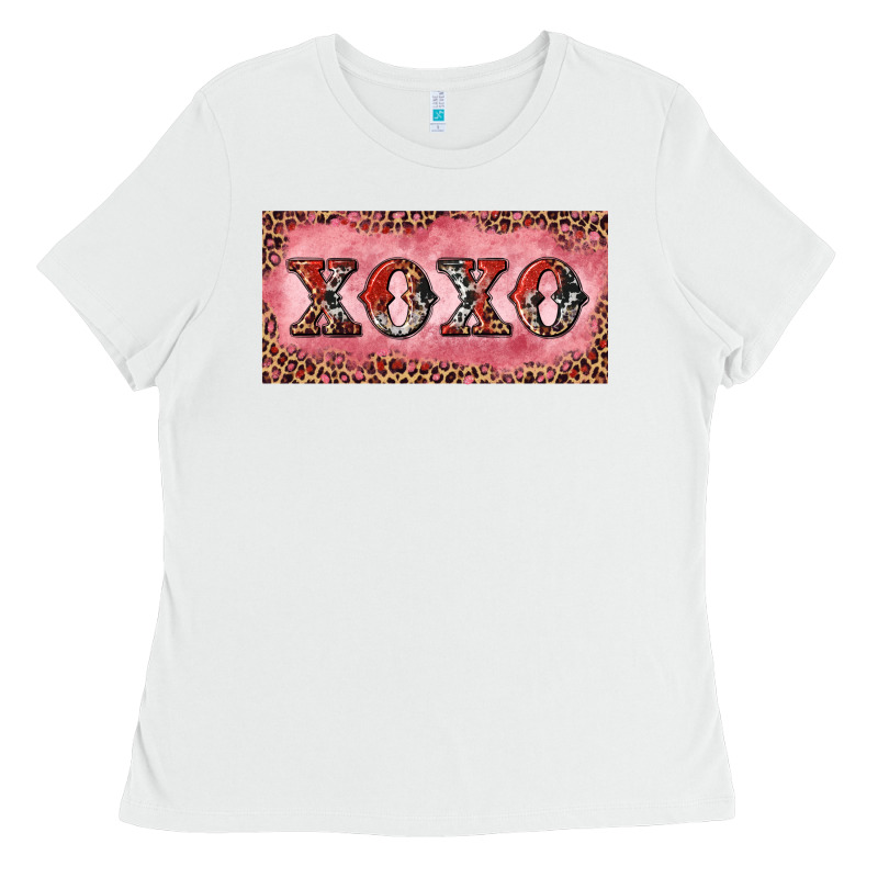 Xoxo Cowhide And Leopard Ladies Tee by RanaPortraitStore | Teevron