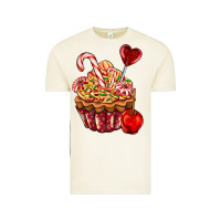 Vintage Arctic Christmas candy cupcake Vintage Tee - AdoDesignShop