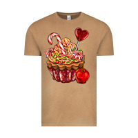 Vintage Camel Christmas candy cupcake Vintage Tee - AdoDesignShop