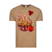 Vintage Coffee Christmas candy cupcake Vintage Tee - AdoDesignShop