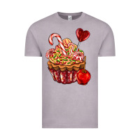 Vintage Zinc Christmas candy cupcake Vintage Tee - AdoDesignShop