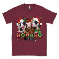 Burgundy ho ho ho heifer christmas heifers Classic Tee - Jasminsmagicworld