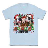 Dusty Blue ho ho ho heifer christmas heifers Classic Tee - Jasminsmagicworld