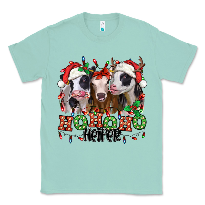 Ho Ho Ho Heifer Christmas Heifers Classic Tee by Jasminsmagicworld | Teevron
