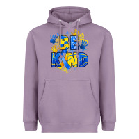 Lavender down syndrome be kind Heavyweight Hoodie - Artiststas