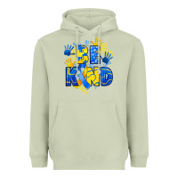 Matcha down syndrome be kind Heavyweight Hoodie - Artiststas