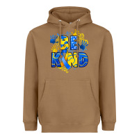 Toasted Coconut down syndrome be kind Heavyweight Hoodie - Artiststas