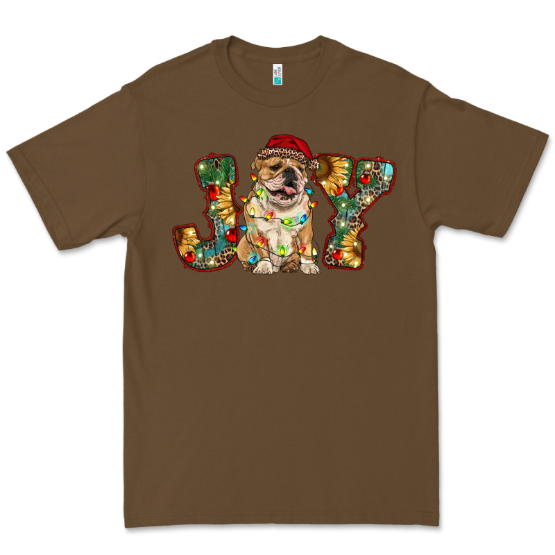 Bulldog Christmas Joy Premium Tee by RanaPortraitStore | Teevron