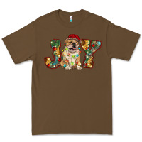 Cacao bulldog christmas joy Premium Tee - RanaPortraitStore