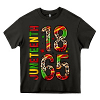 Asphalt 1865 juneteenth Heavy Core Tee - Zillion Design Studio