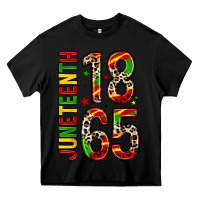 Black 1865 juneteenth Heavy Core Tee - Zillion Design Studio