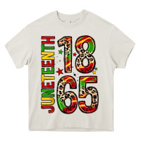 Cream 1865 juneteenth Heavy Core Tee - Zillion Design Studio