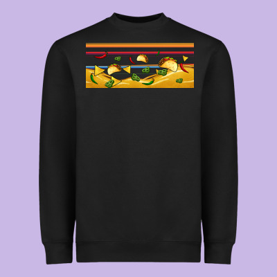 Taco And Nachos Libbey Glass Heavyweight Sweatshirt Designed By Bundleandbundleshop