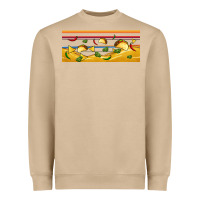 Mushroom taco and nachos libbey glass Heavyweight Sweatshirt - BundleAndBundleShop