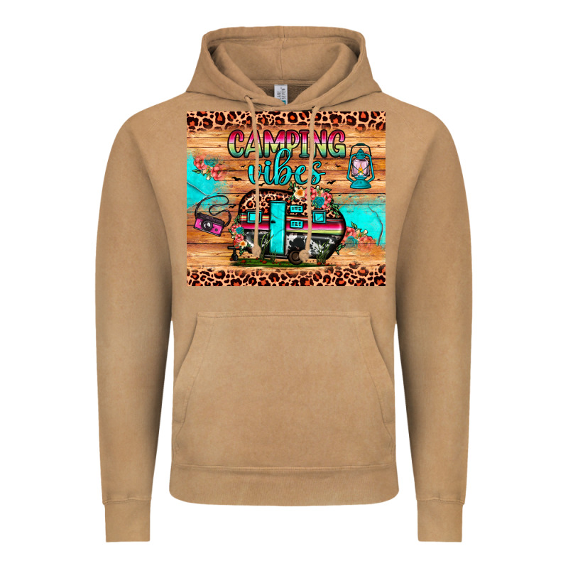 Camping Vibes Vintage Hoodie by JahusDesignShop | Teevron