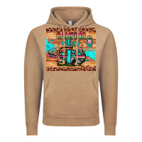 Vintage Coffee camping vibes Vintage Hoodie - JahusDesignShop