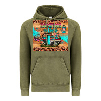 Vintage Olive camping vibes Vintage Hoodie - JahusDesignShop