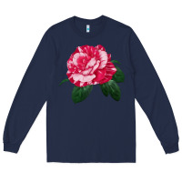 Navy neil diamond rose Long Sleeve Tee - LillyAllenDesigns