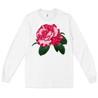 White neil diamond rose Long Sleeve Tee - LillyAllenDesigns