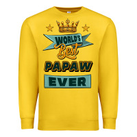 Lemon world's best papaw ever Premium Sweatshirt - Jasminsmagicworld