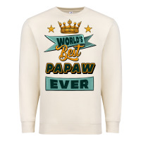 Sandshell world's best papaw ever Premium Sweatshirt - Jasminsmagicworld