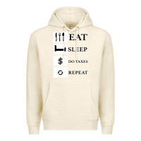 Tofu Tax Day Eat Sleep Do Taxes Repeat Gift Premium Hoodie - Bettercallsaul