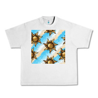 Lunar Rock leopard sun seamless pattern Urban Heavy Tee - BundleAndBundleShop
