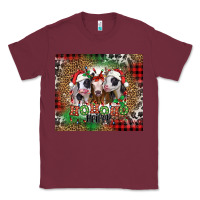 Burgundy ho ho ho heifer Christmas heifers Classic Tee - Jasminsmagicworld