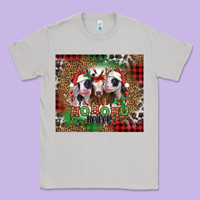 Ho Ho Ho Heifer Christmas Heifers Classic Tee Designed By Jasminsmagicworld