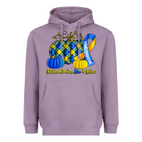 Lavender october we wear blue and yellow with pumpkins Heavyweight Hoodie - Artiststas