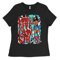 Black long live cowgirls Ladies Tee - texasbilliewilder
