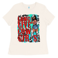 Bone long live cowgirls Ladies Tee - texasbilliewilder