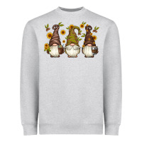 Heather Grey coffee gnomes Heavyweight Sweatshirt - Artiststas