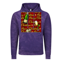 Cloud Purple merry christmas champagne seamless pattern Vintage Hoodie - BundleAndBundleShop