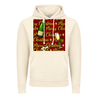 Vintage Artic merry christmas champagne seamless pattern Vintage Hoodie - BundleAndBundleShop