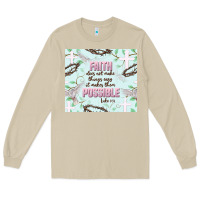 Mushroom faith does not make things easy Long Sleeve Tee - JahusDesignShop