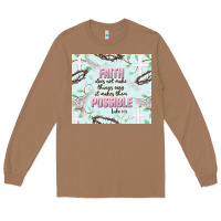 Toasted Coconut faith does not make things easy Long Sleeve Tee - JahusDesignShop