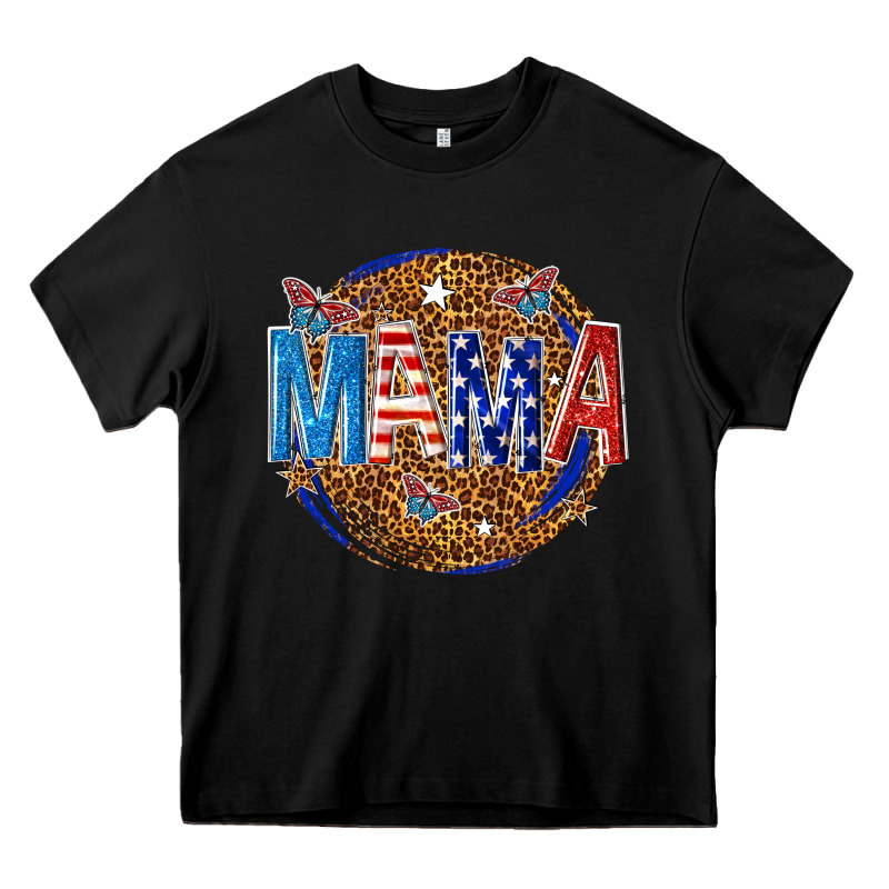 4th Of July Mama Heavy Core Tee by texasbilliewilder | Teevron