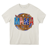 Cream 4th of july mama Heavy Core Tee - texasbilliewilder